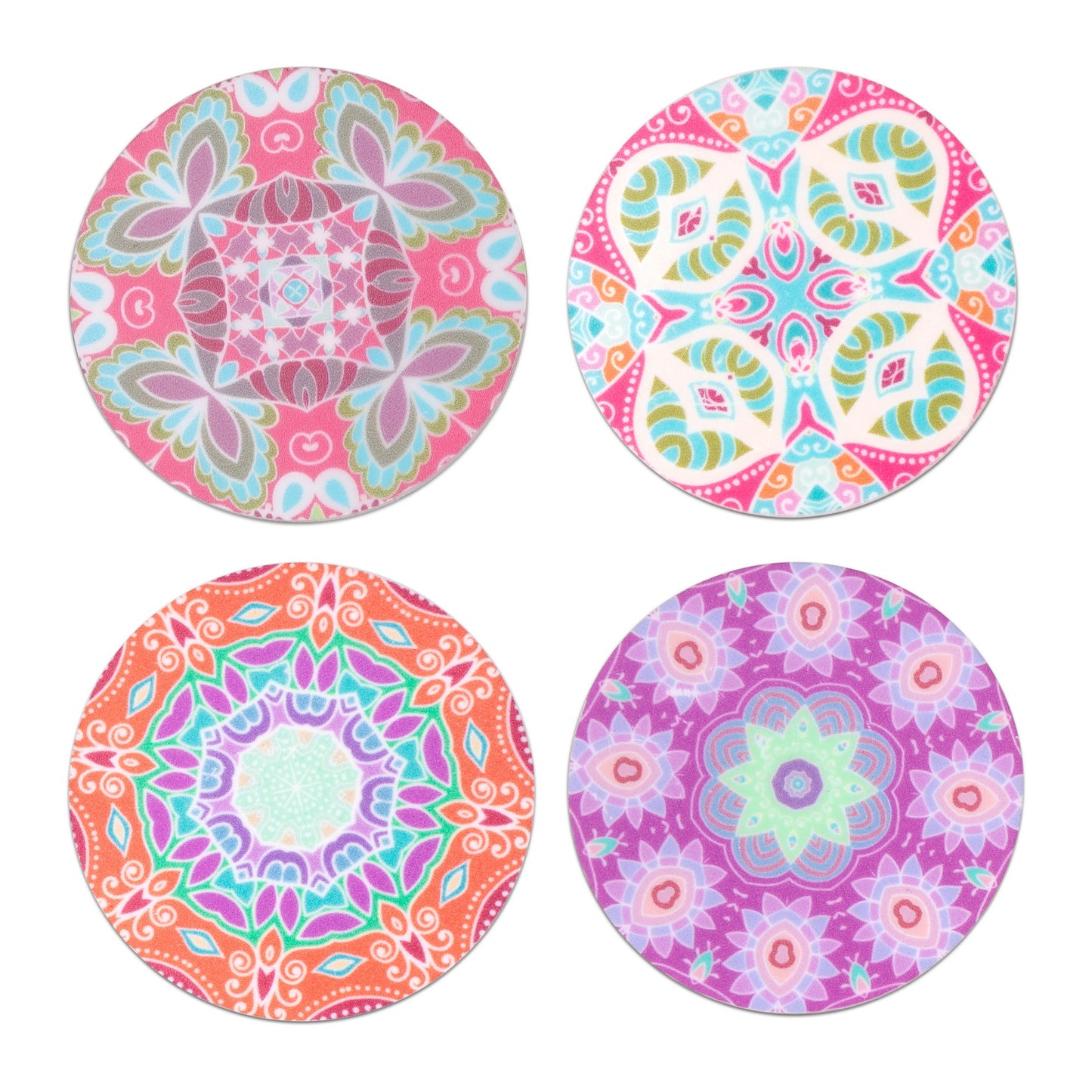 Napkin Sets - Mandala Kiara Frost Rings (Set of 4)