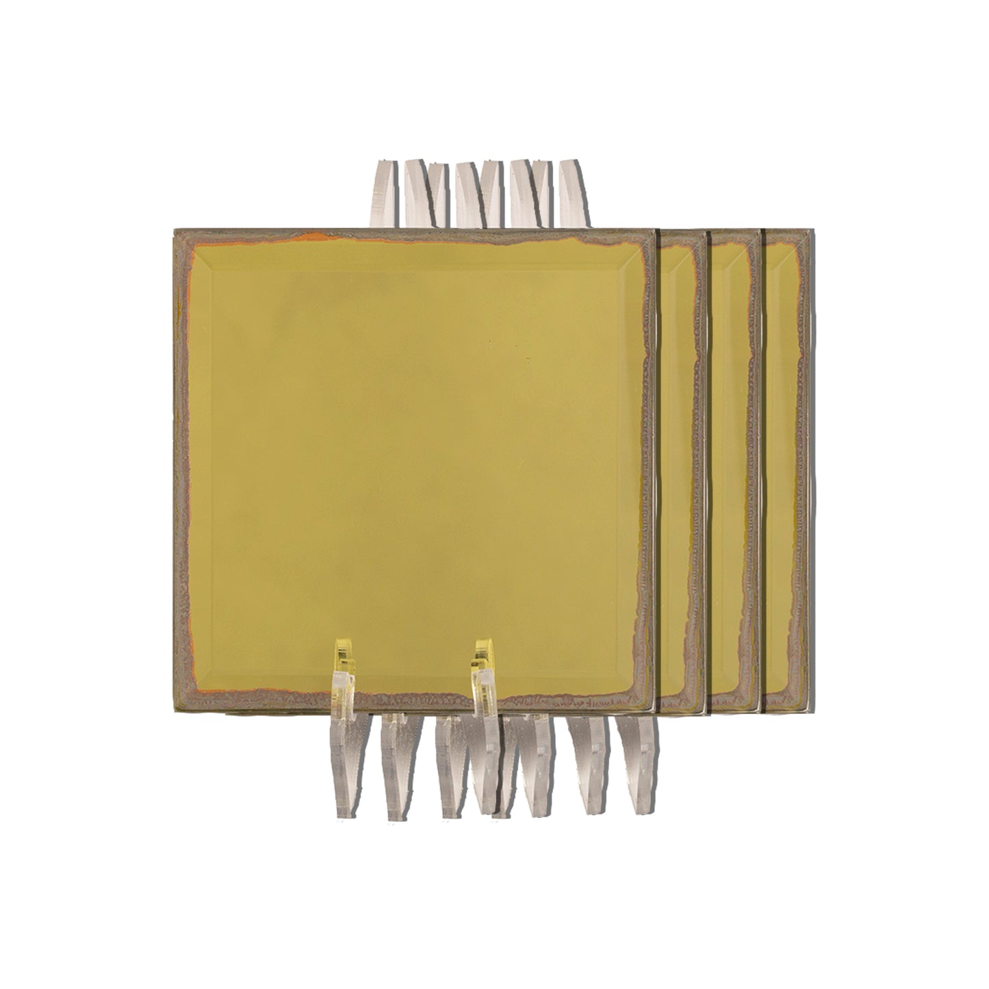 Coasters - Signature Gold Square (Set of 4)