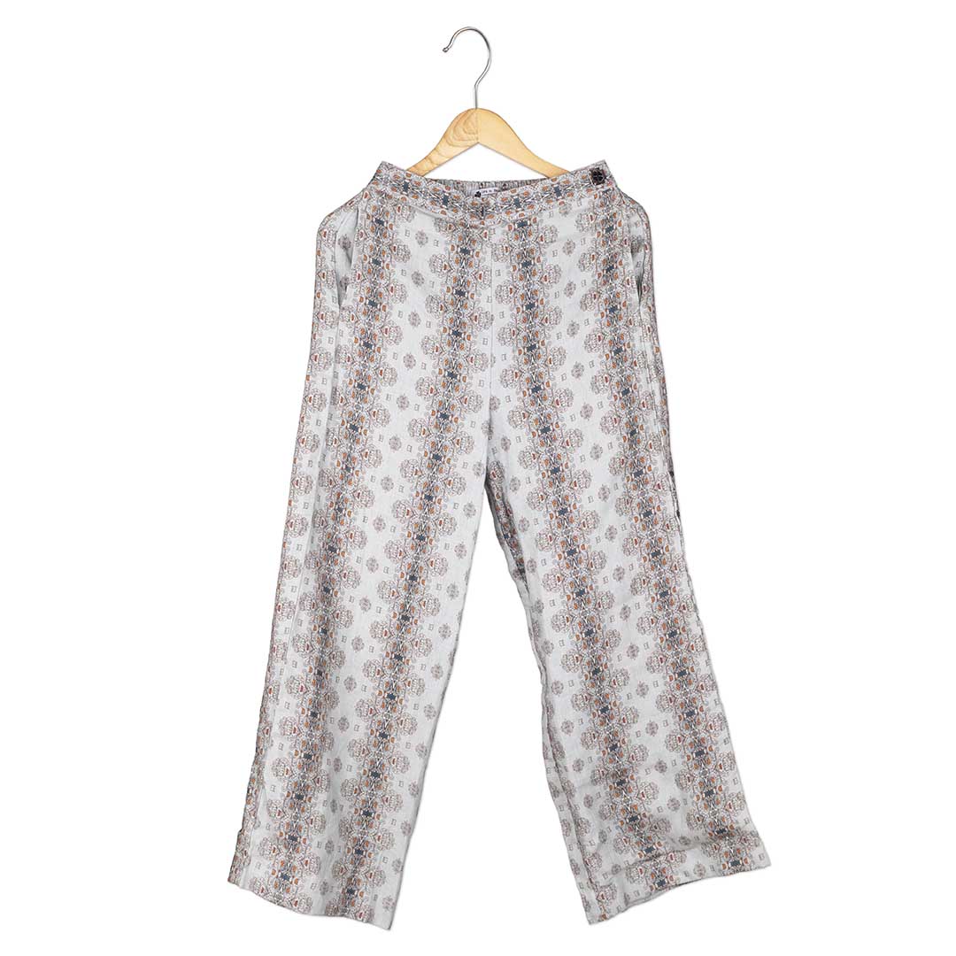 The Explorer Full Print Blue Trouser