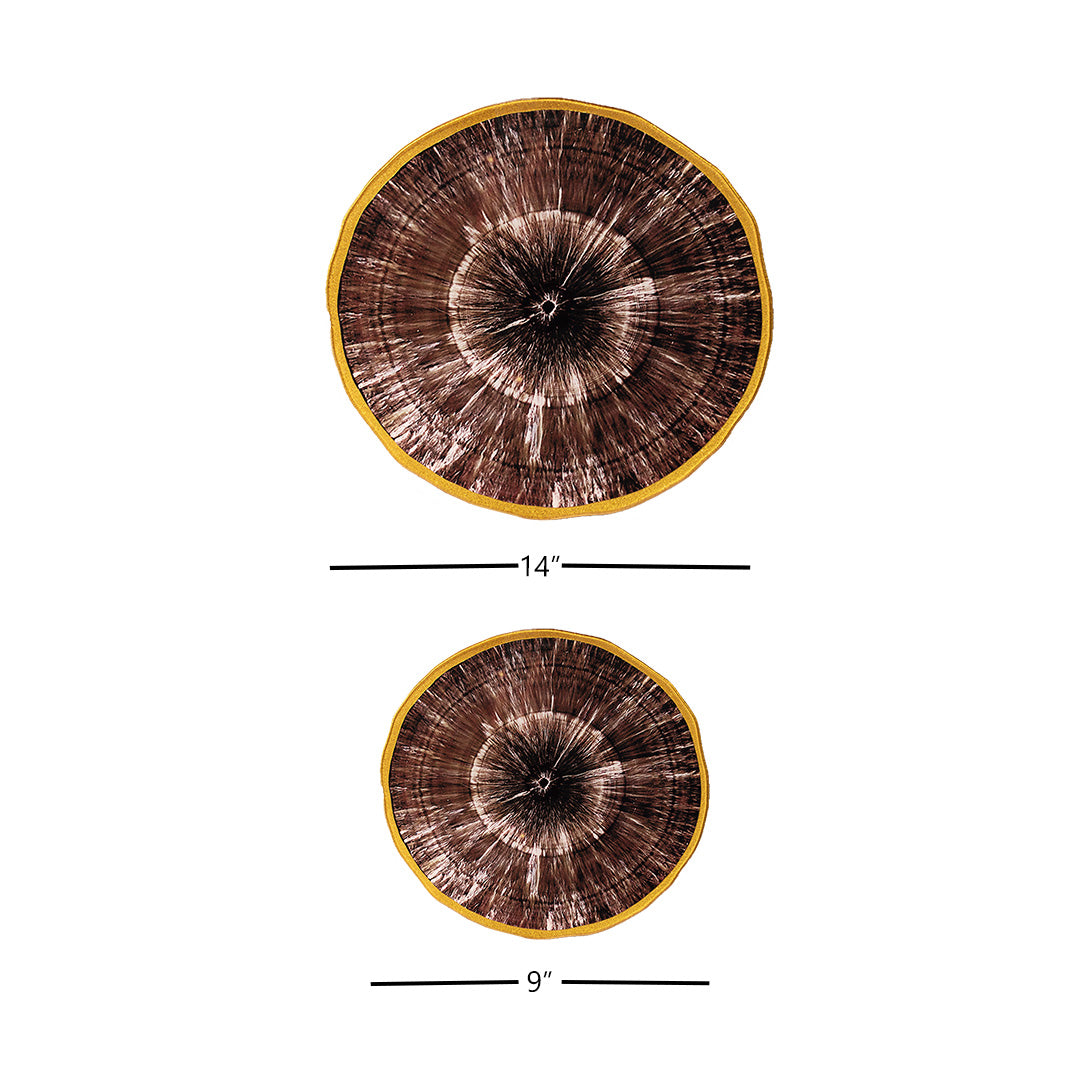 Platters - Psychedelic Colour Slices Brown