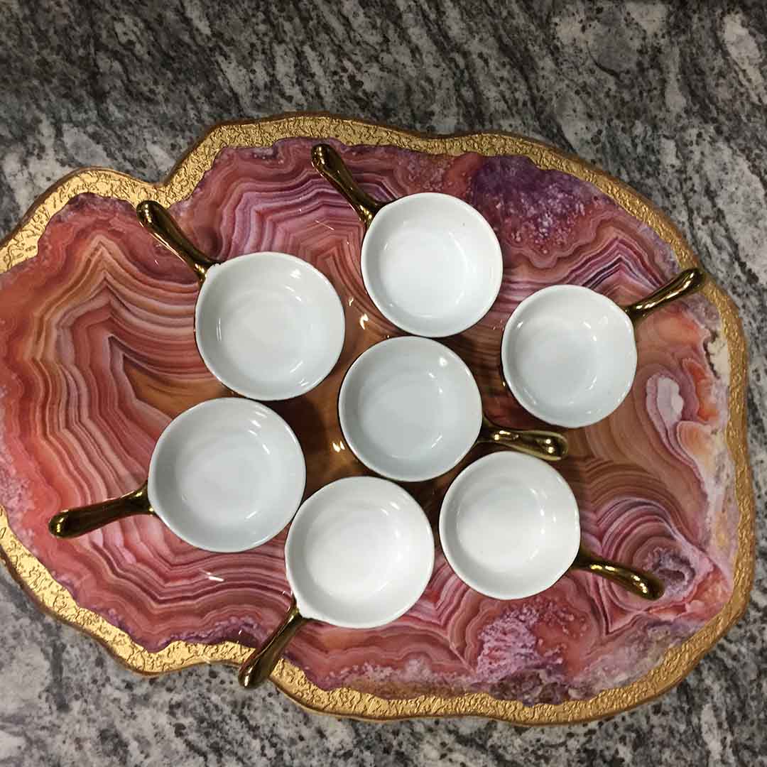 Platters - Coastal Gems Agate Magma