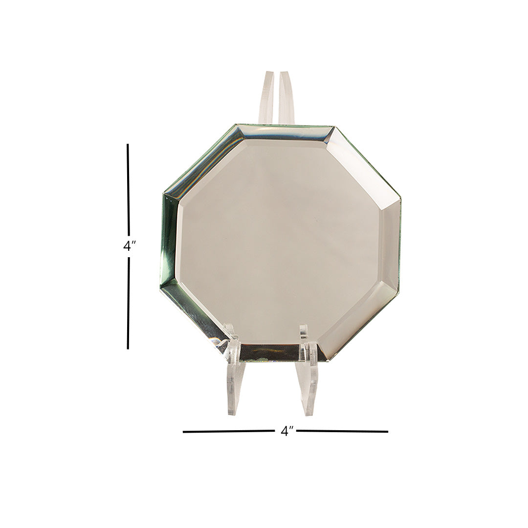 Coasters - Signature Silver Octagon (Set of 4)