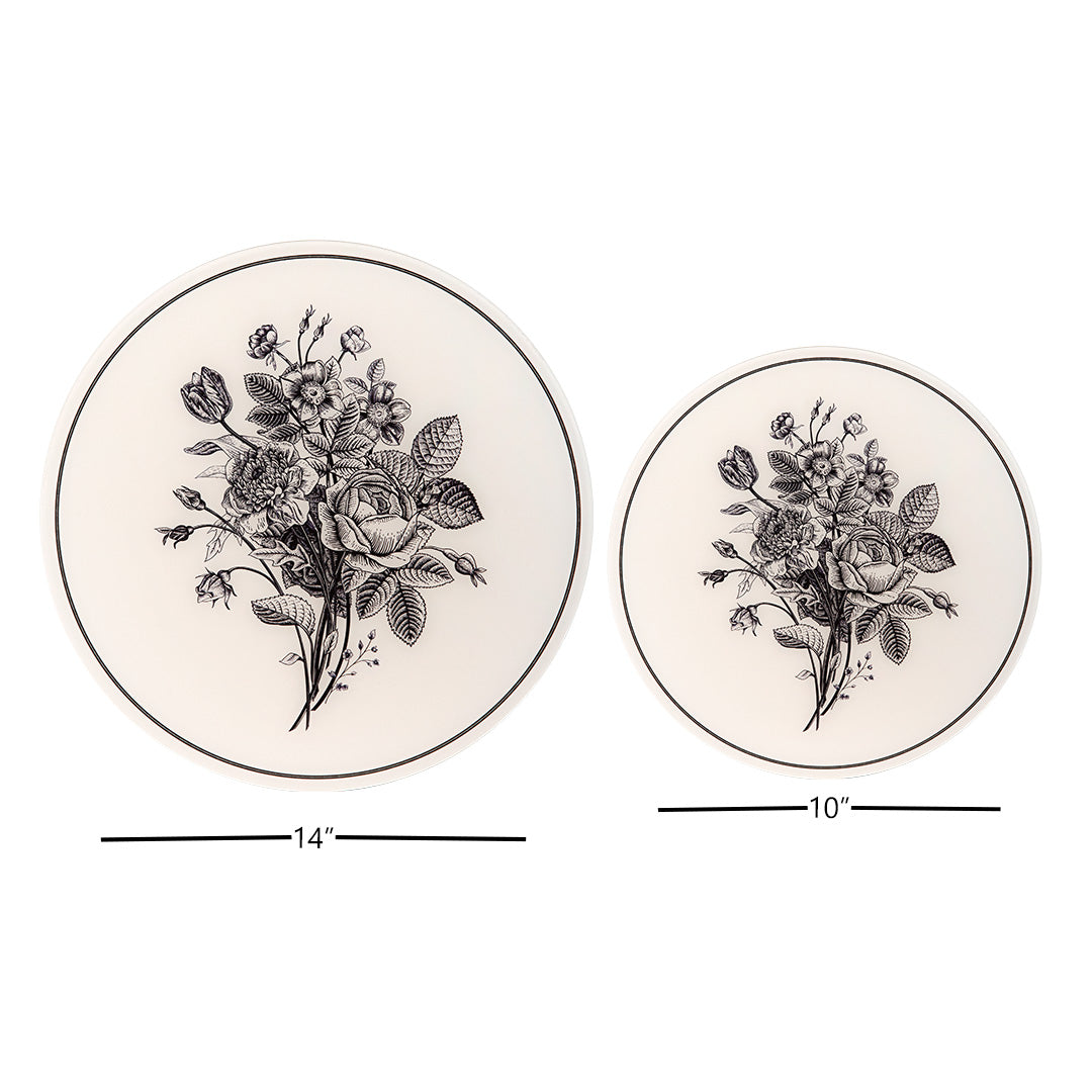 Placemat - Flora & Fauna Round Bouquet (Set of 4)