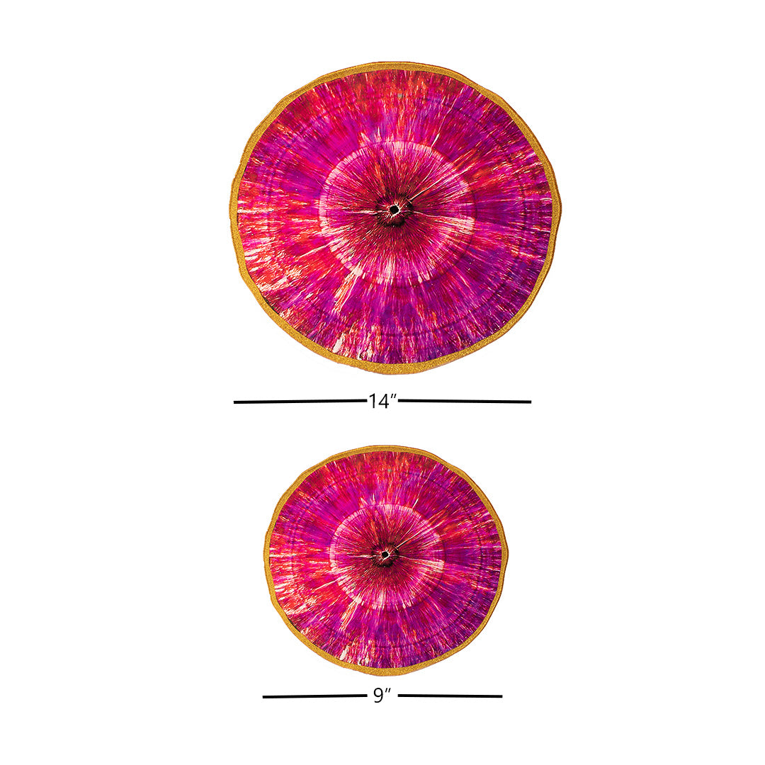 Platters - Psychedelic Colour Slices Pink