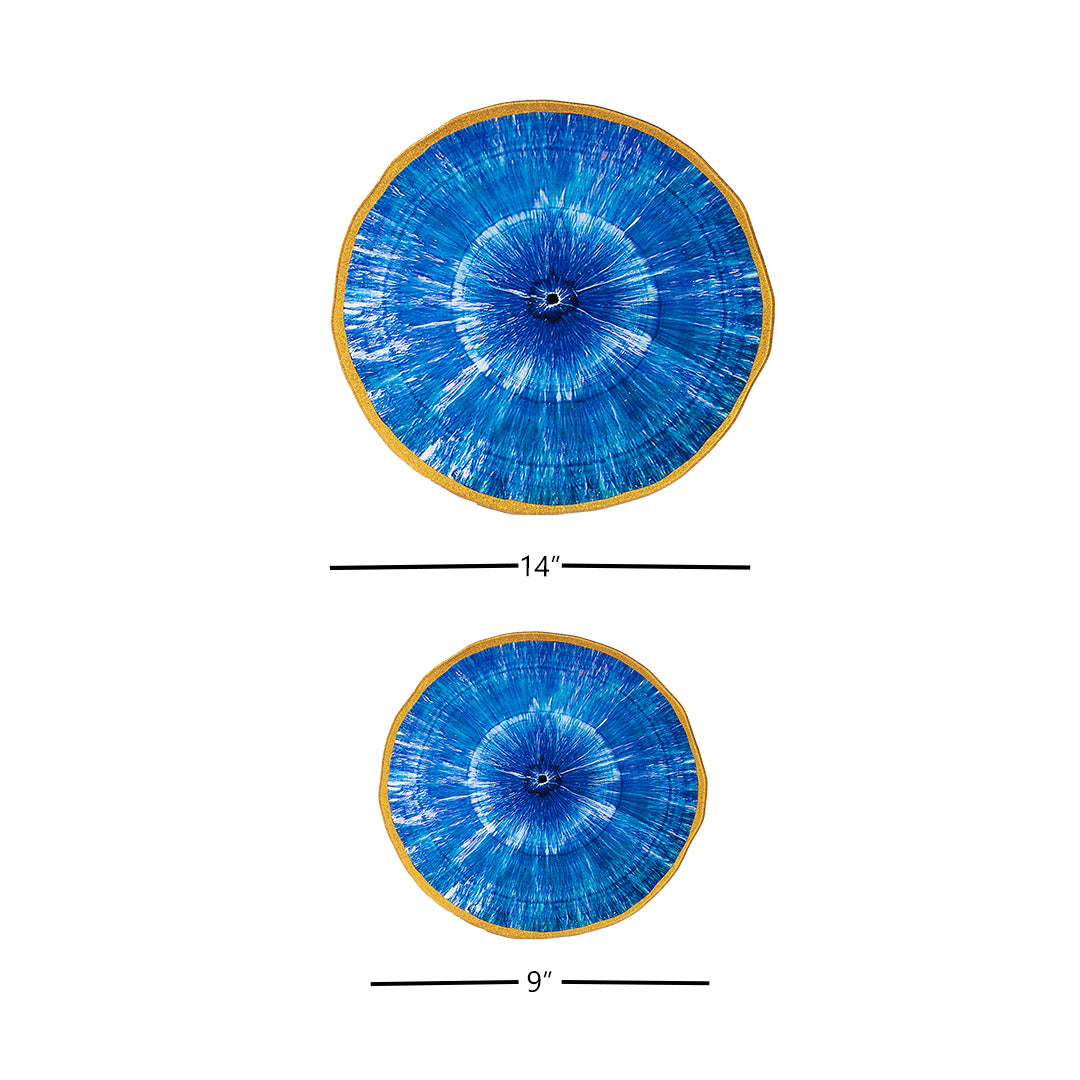 Platters - Psychedelic Colour Slices Blue