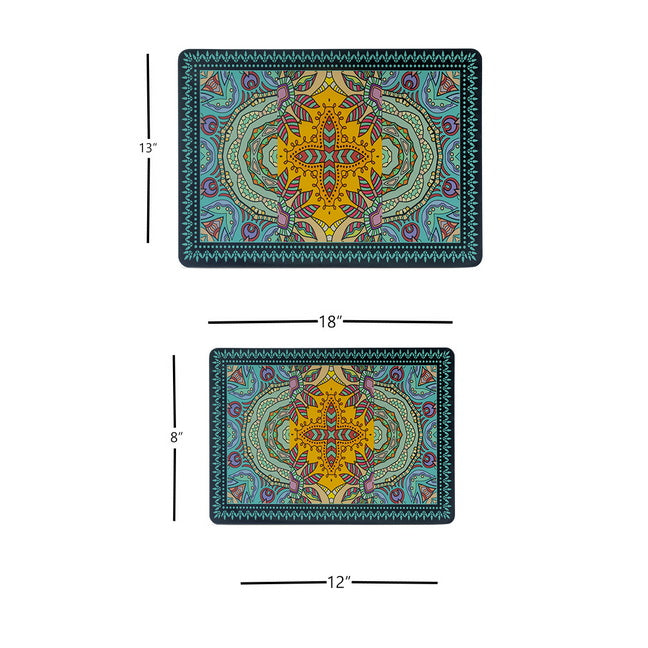 Placemat - Mandala Lina Black (Set of 4)