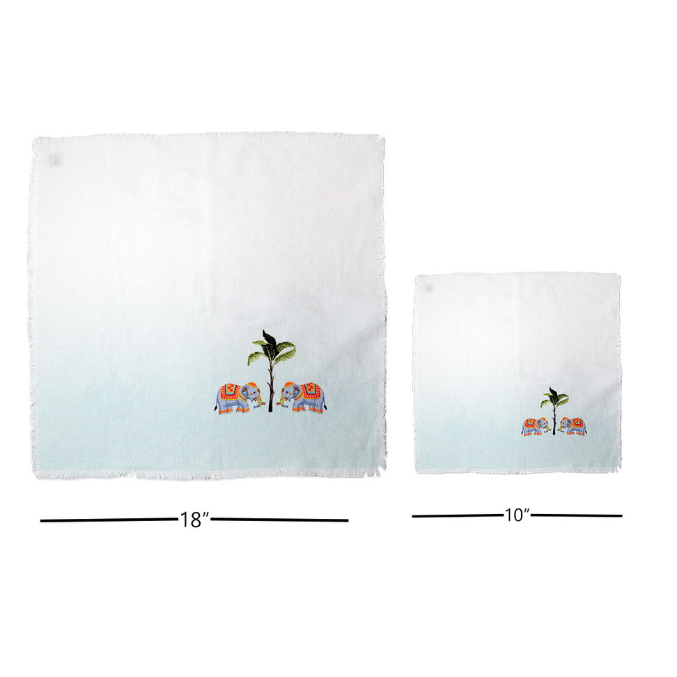 Napkin Sets - India Inspired Elephant Dinner (Set of 4)