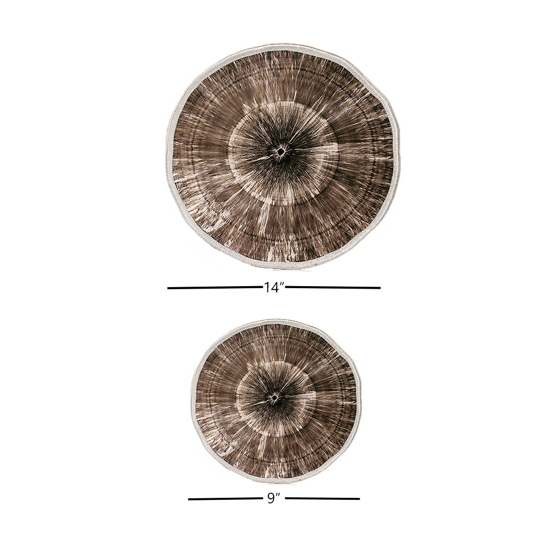 Platters - Psychedelic Colour Slices Grey