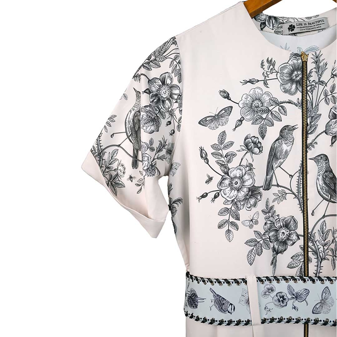 Flora & Fauna - Jumpsuit With Embelished Belt