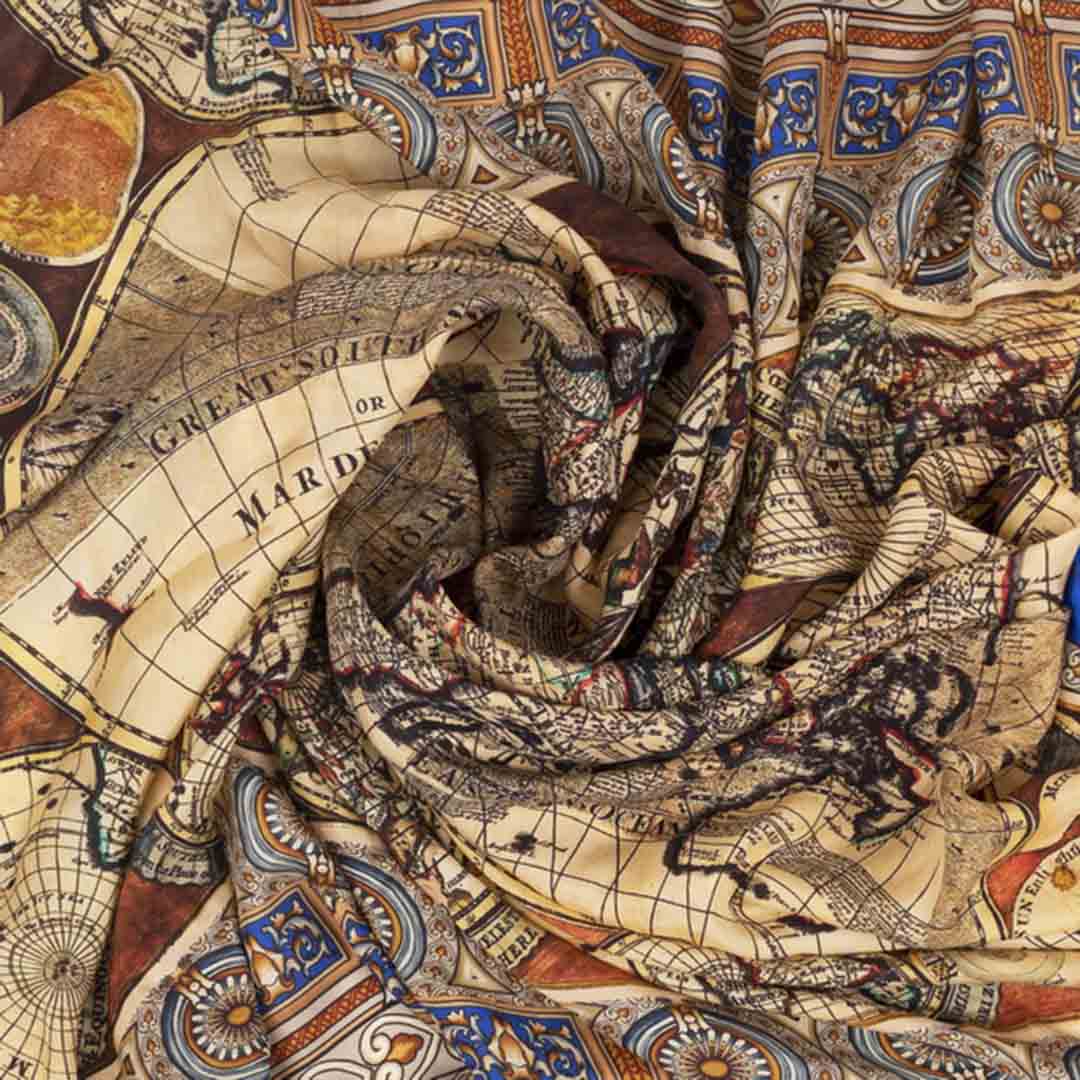 Silk Habutai - World Map
