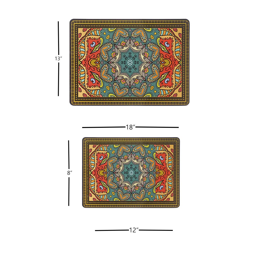 Placemat - Mandala Lena Black (Set of 4)