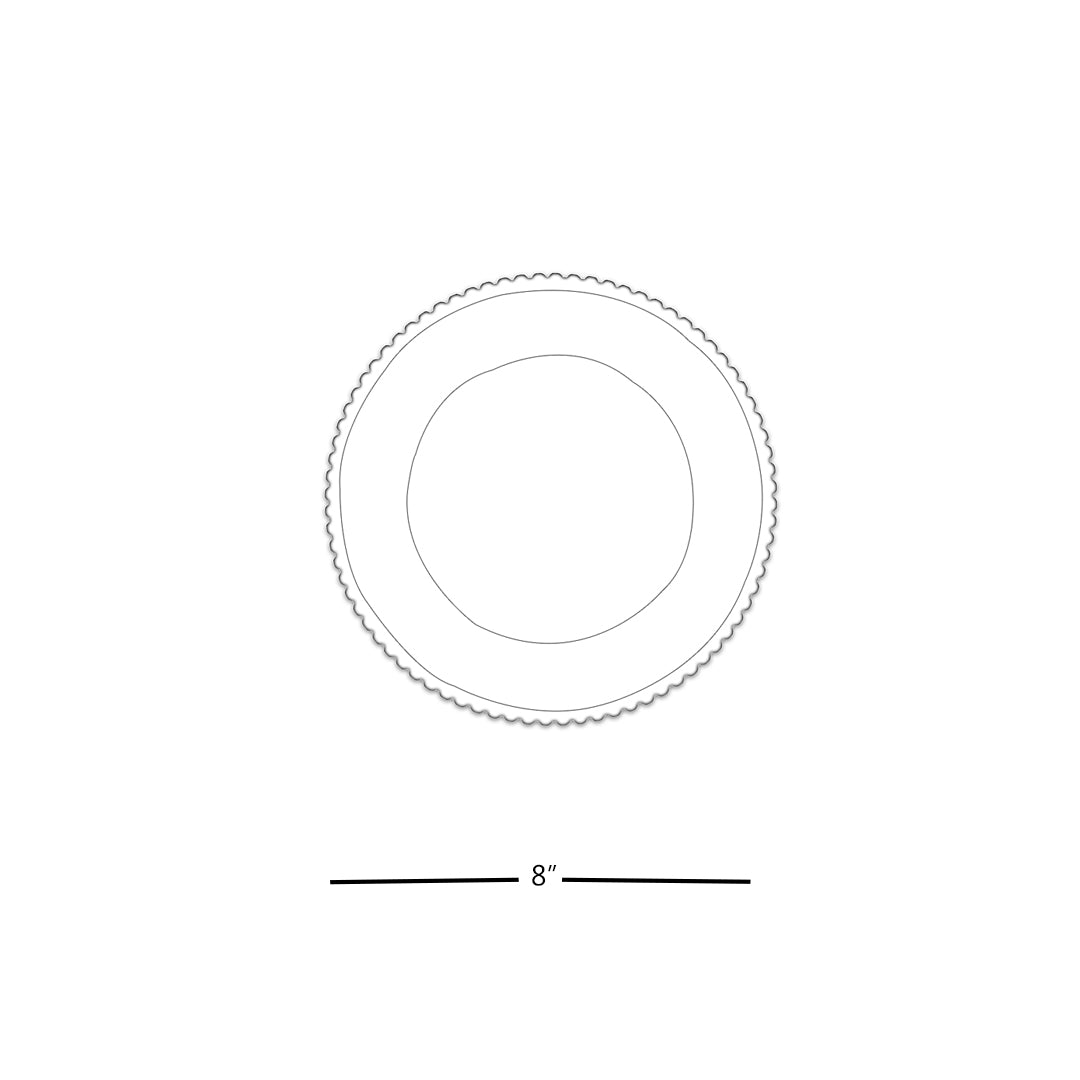 Quarter Plates - Dotted Indigo (Set of 4)