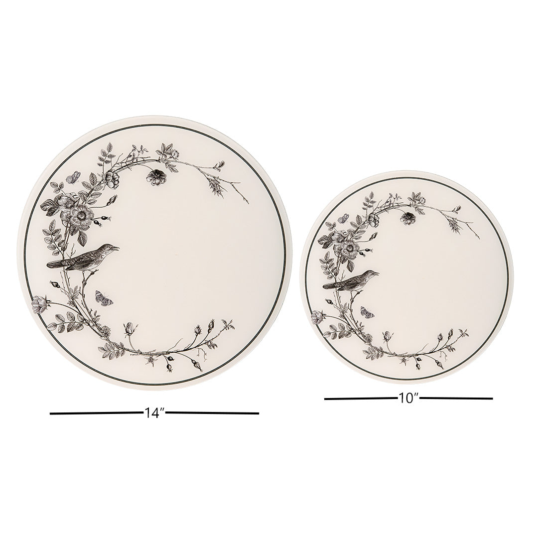 Placemat - Flora & Fauna Round Bird Arch (Set of 4)