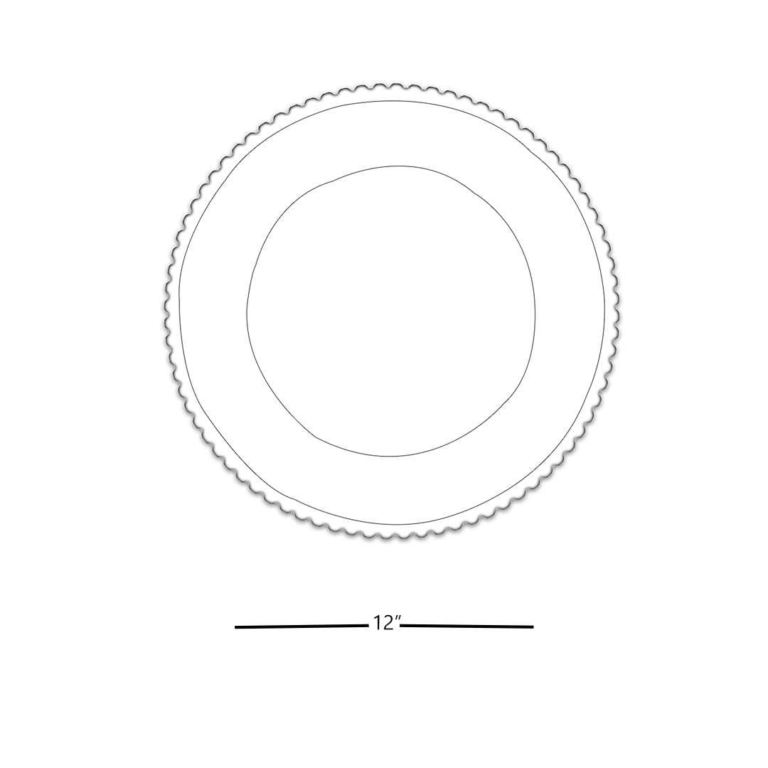 Dinner Plates - Dotted Dark Pink (Set of 4)