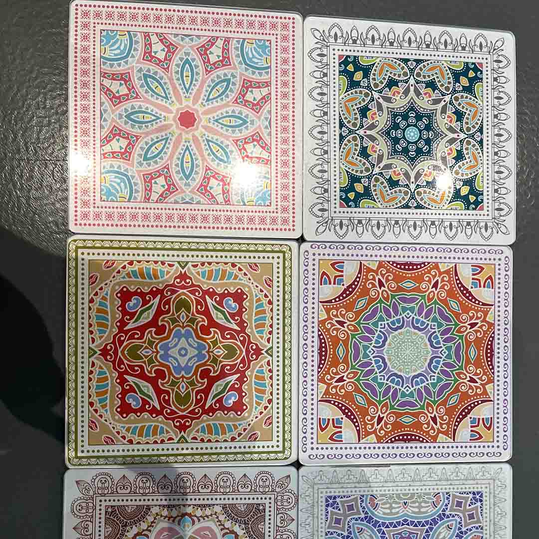 Coasters - Mandala Kiara Frost (Set of 4)
