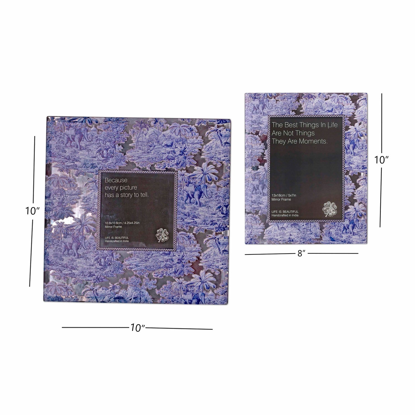 Photo Frame - Blue Elephant Bellie Rectangle