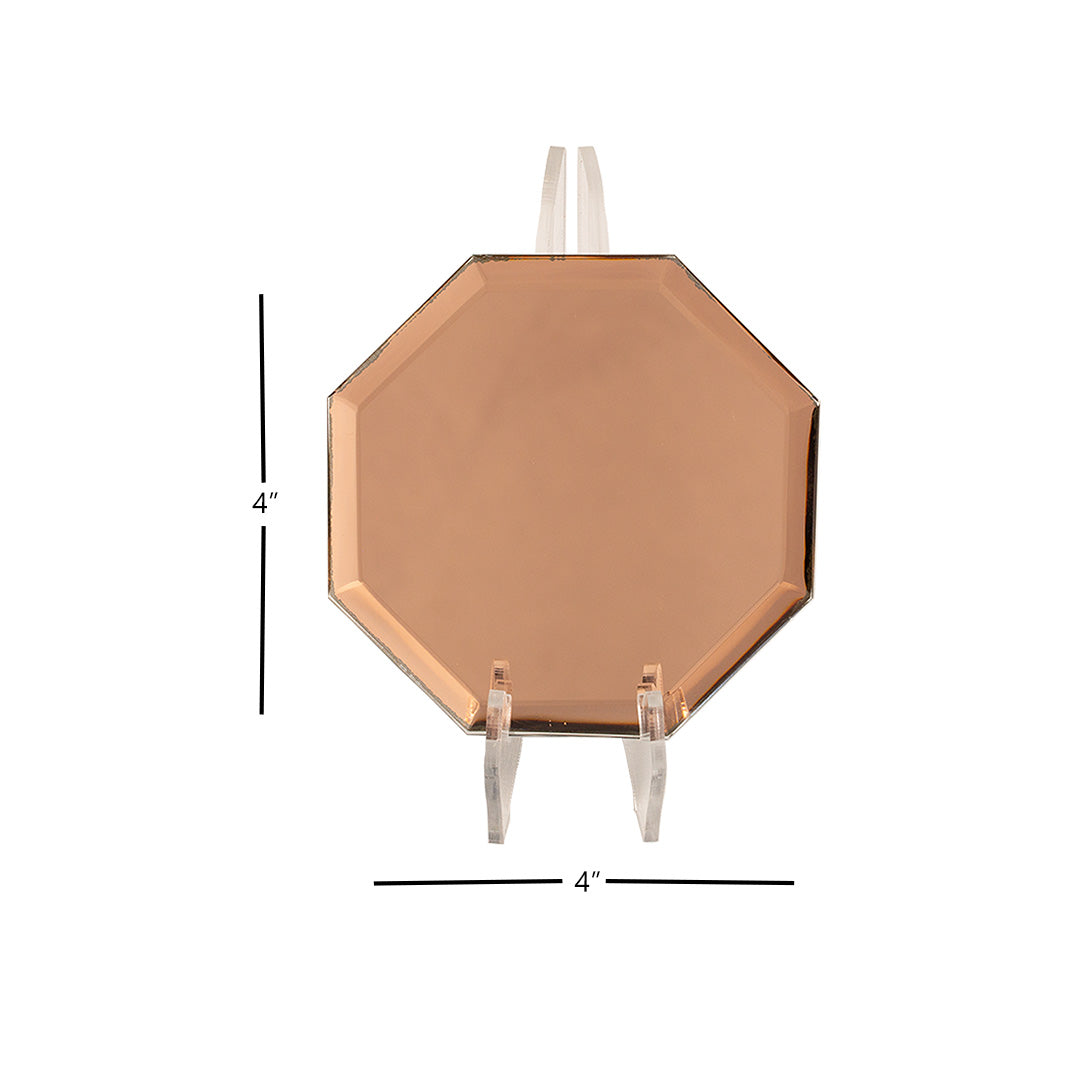 Coasters - Signature Rose Gold Octagon (Set of 4)