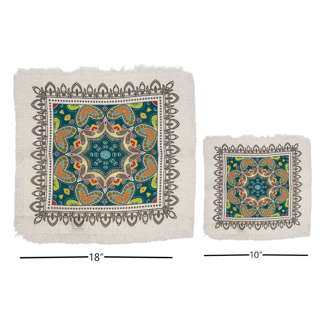 Napkin Sets - Mandala Nala Cocktail Frost (Set of 4)