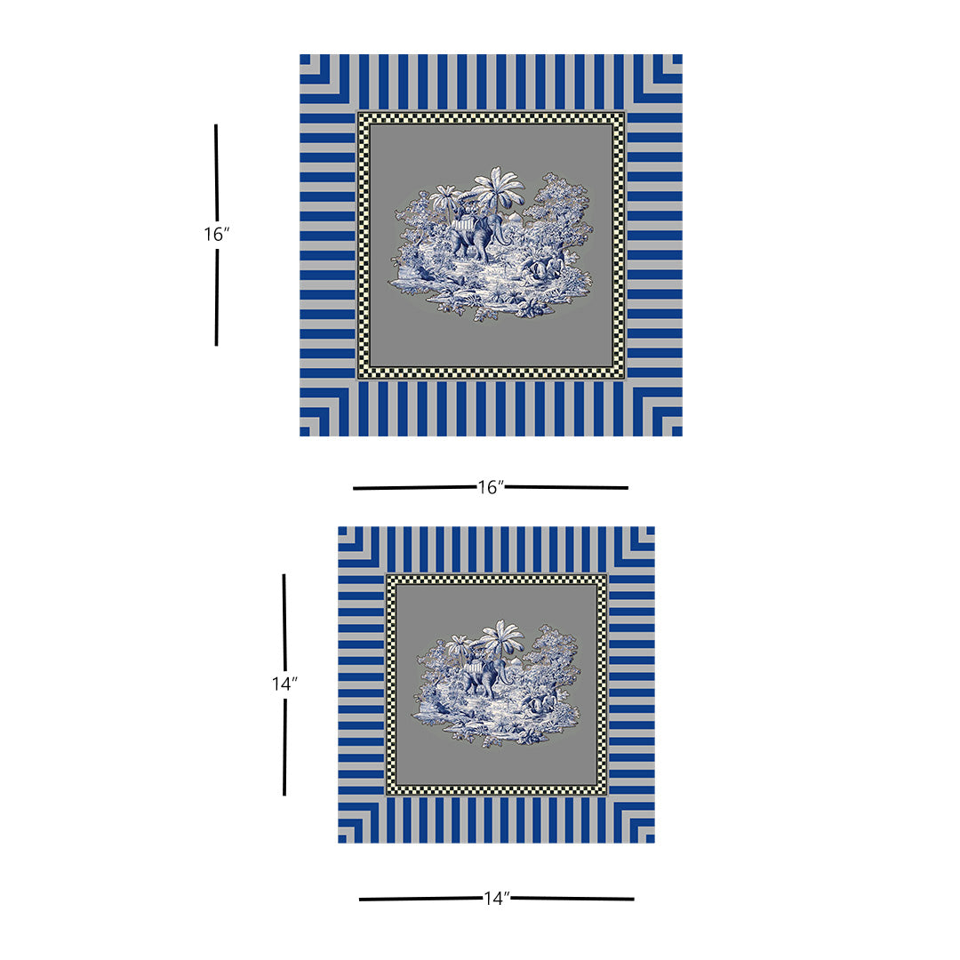 Platters - Blue Elephant Daisy Ivory