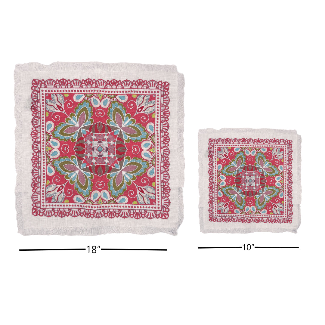 Napkin Sets - Mandala Kiara Dinner Frost (Set of 4)