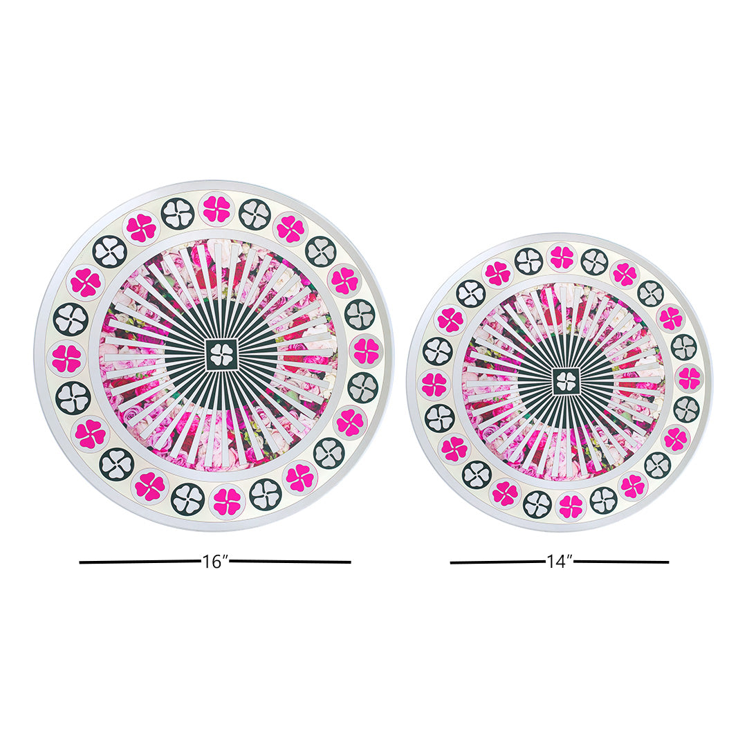 Platters - Signature Fragrant Rose Round