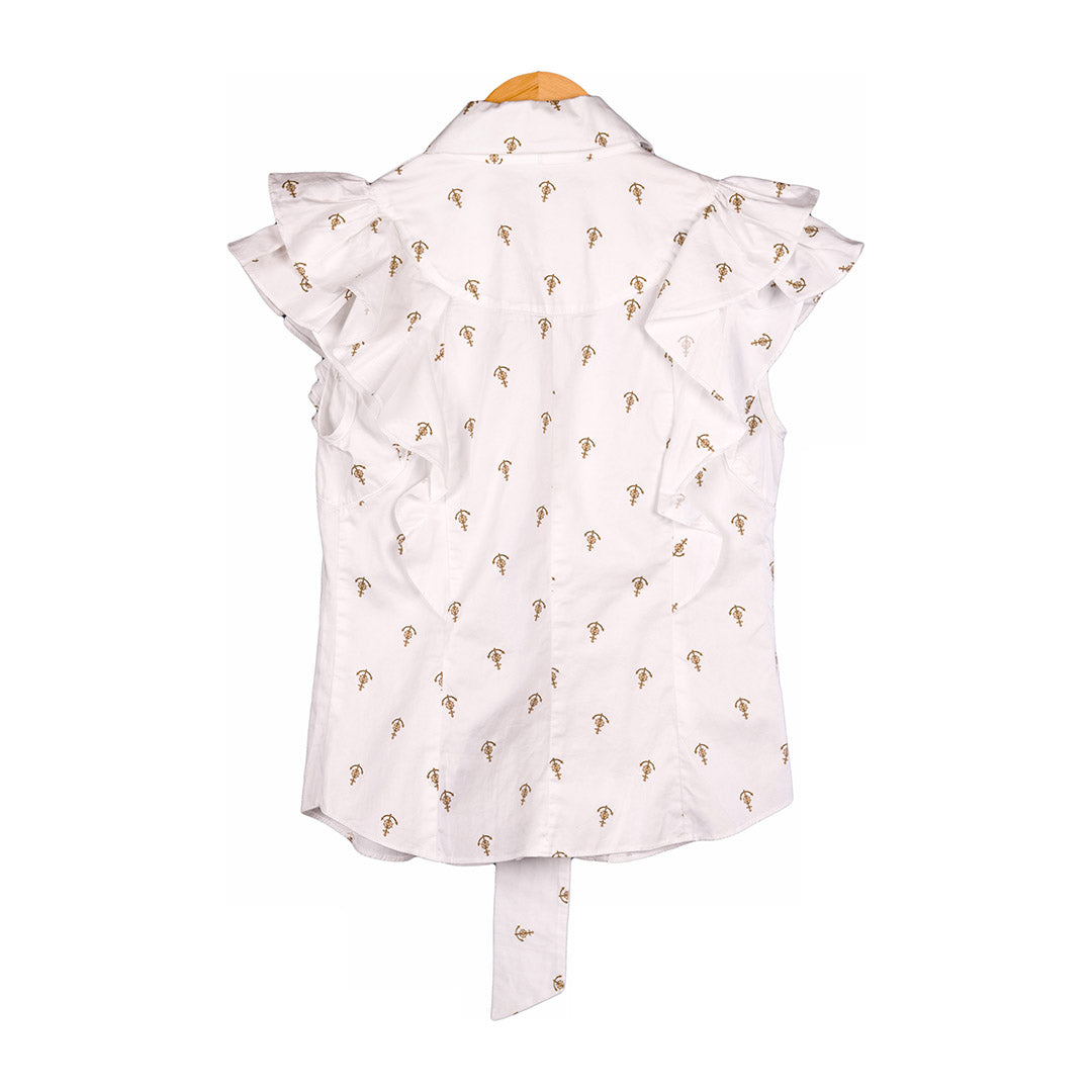 The Explorer - Anchor Frill Top