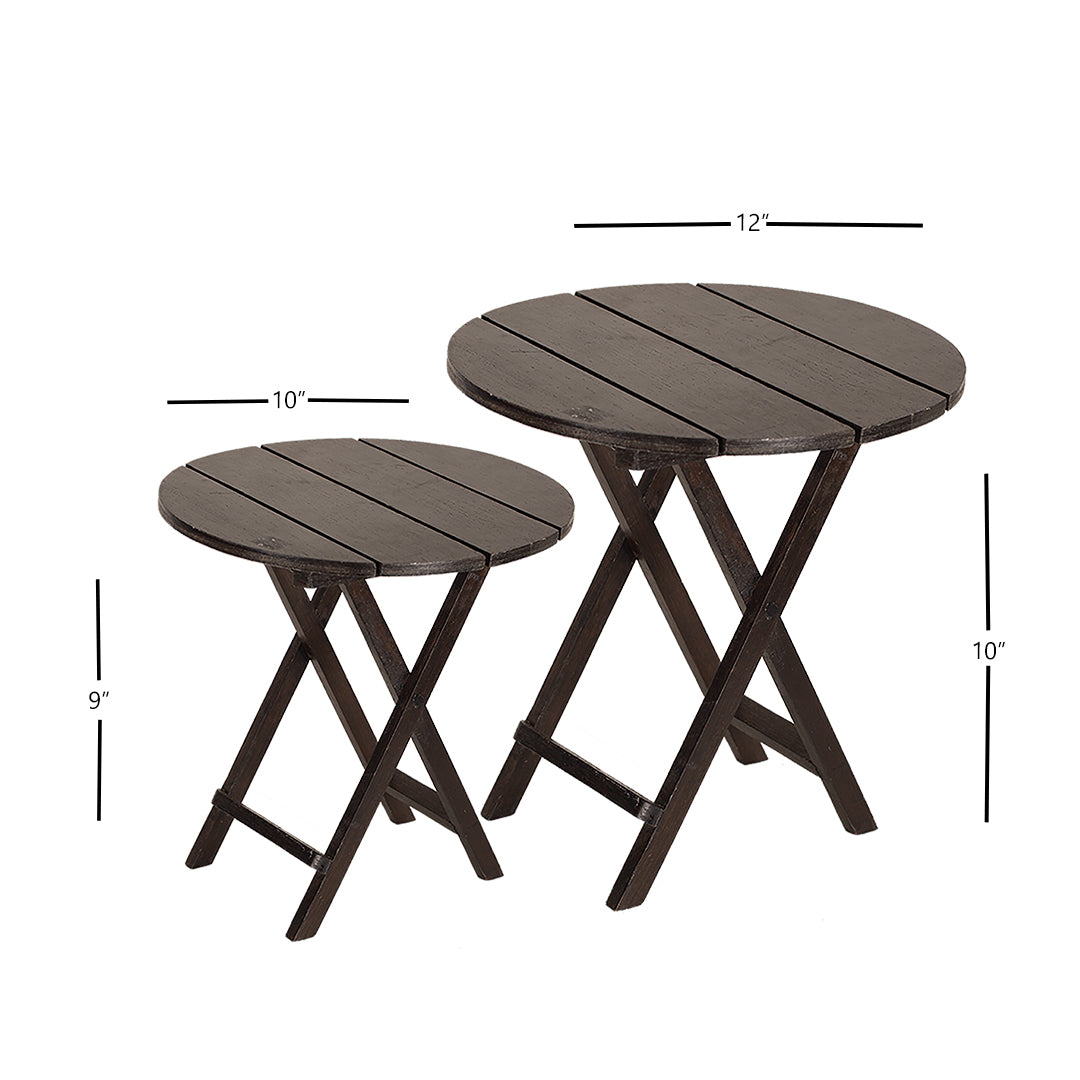 Tableware - Classic Wooden Stool Brown