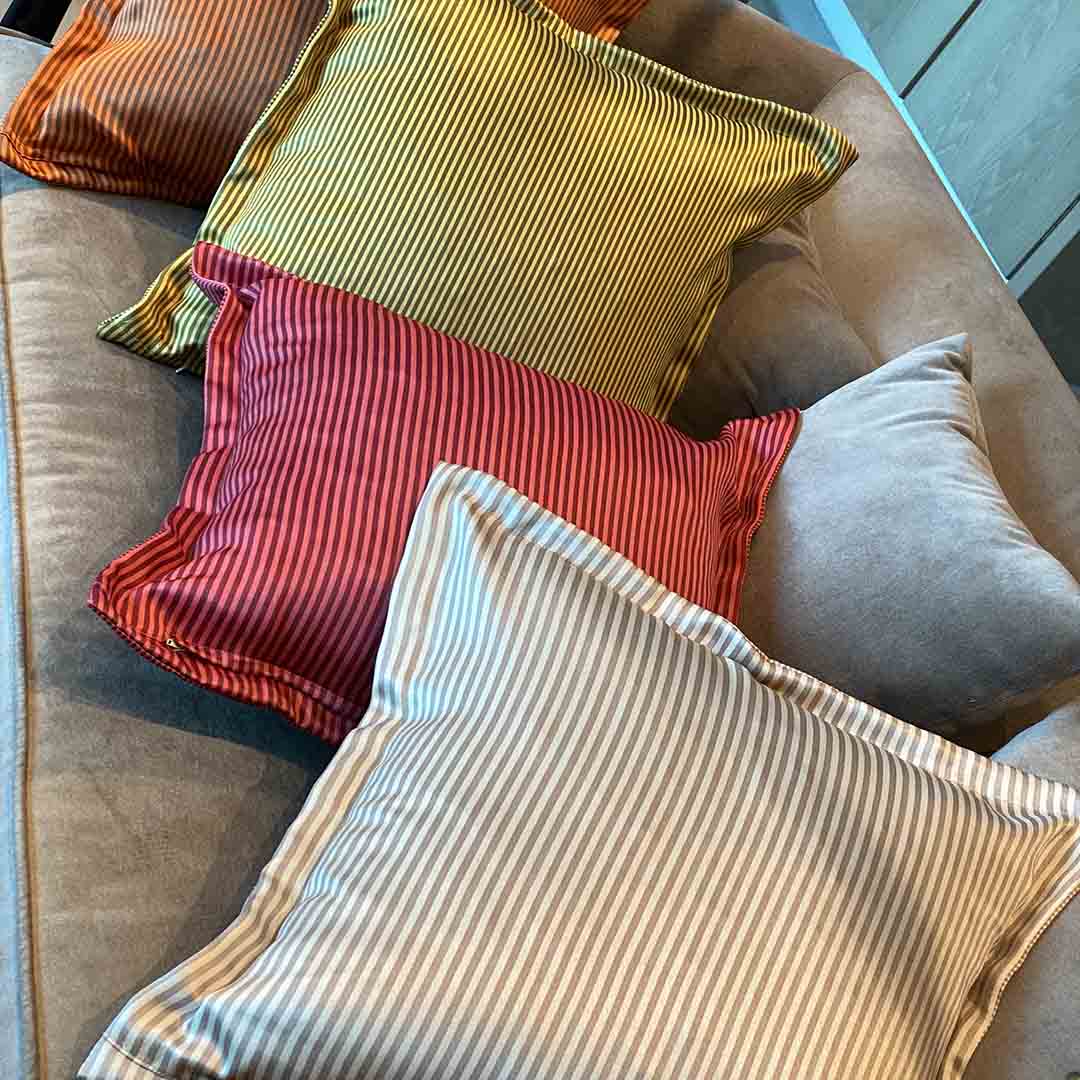 Cushion Cover - Butterflies & Birds Stormi Silk (Set of 4)