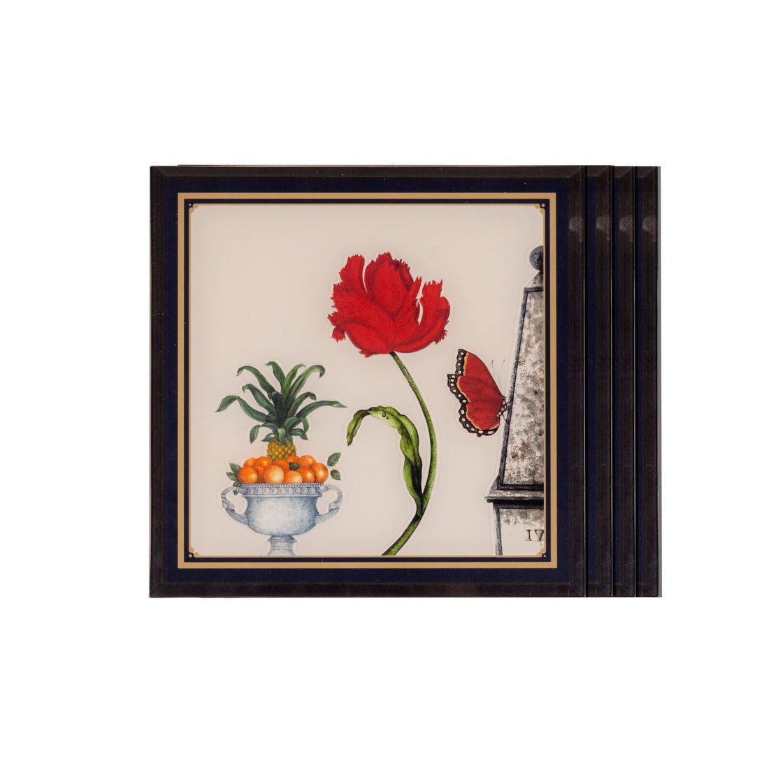 Coasters - Butterflies & Birds Florence (Set of 4)