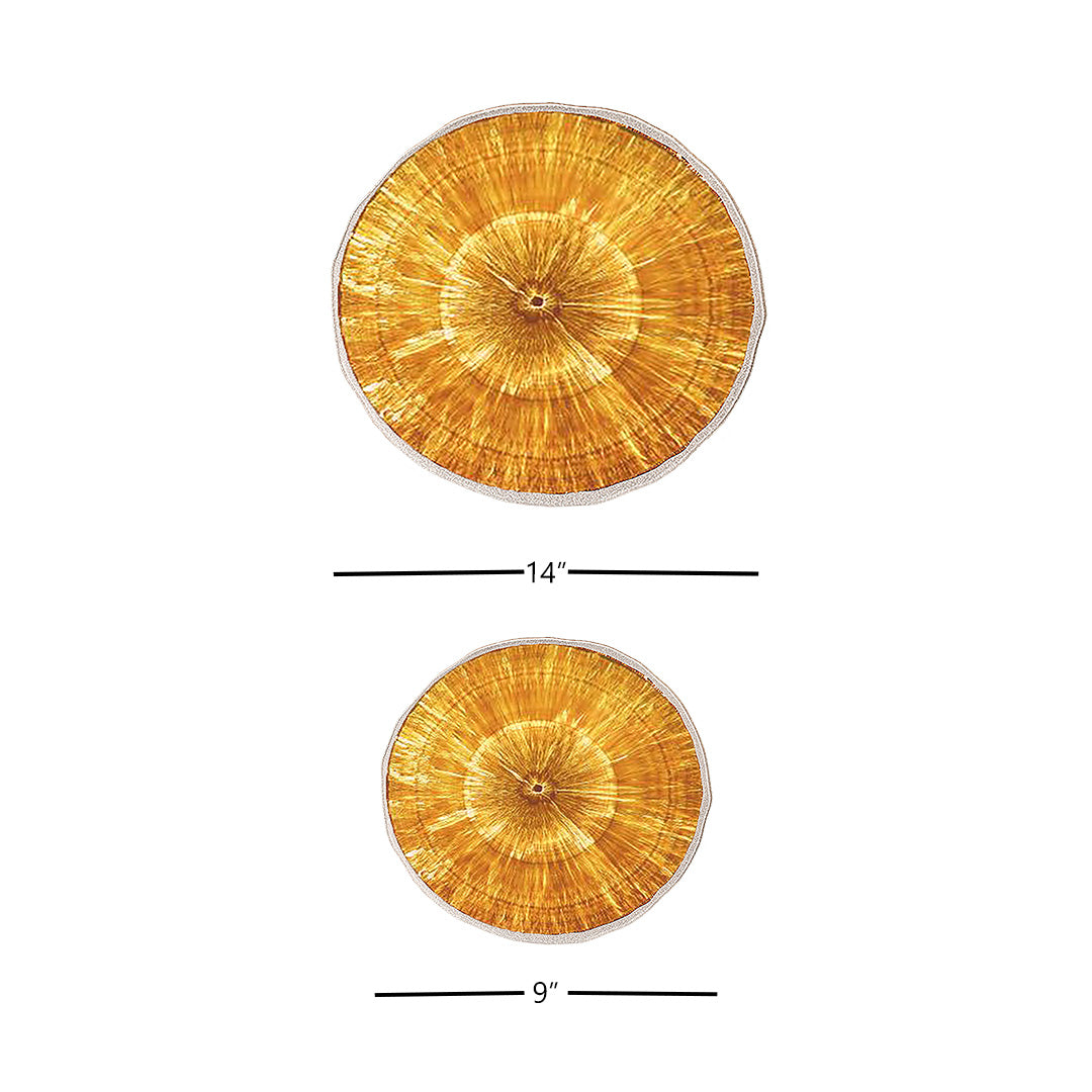 Platters - Psychedelic Colour Slices Yellow