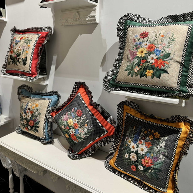 Cushion Covers - Botanical Pleated (Set of 6)