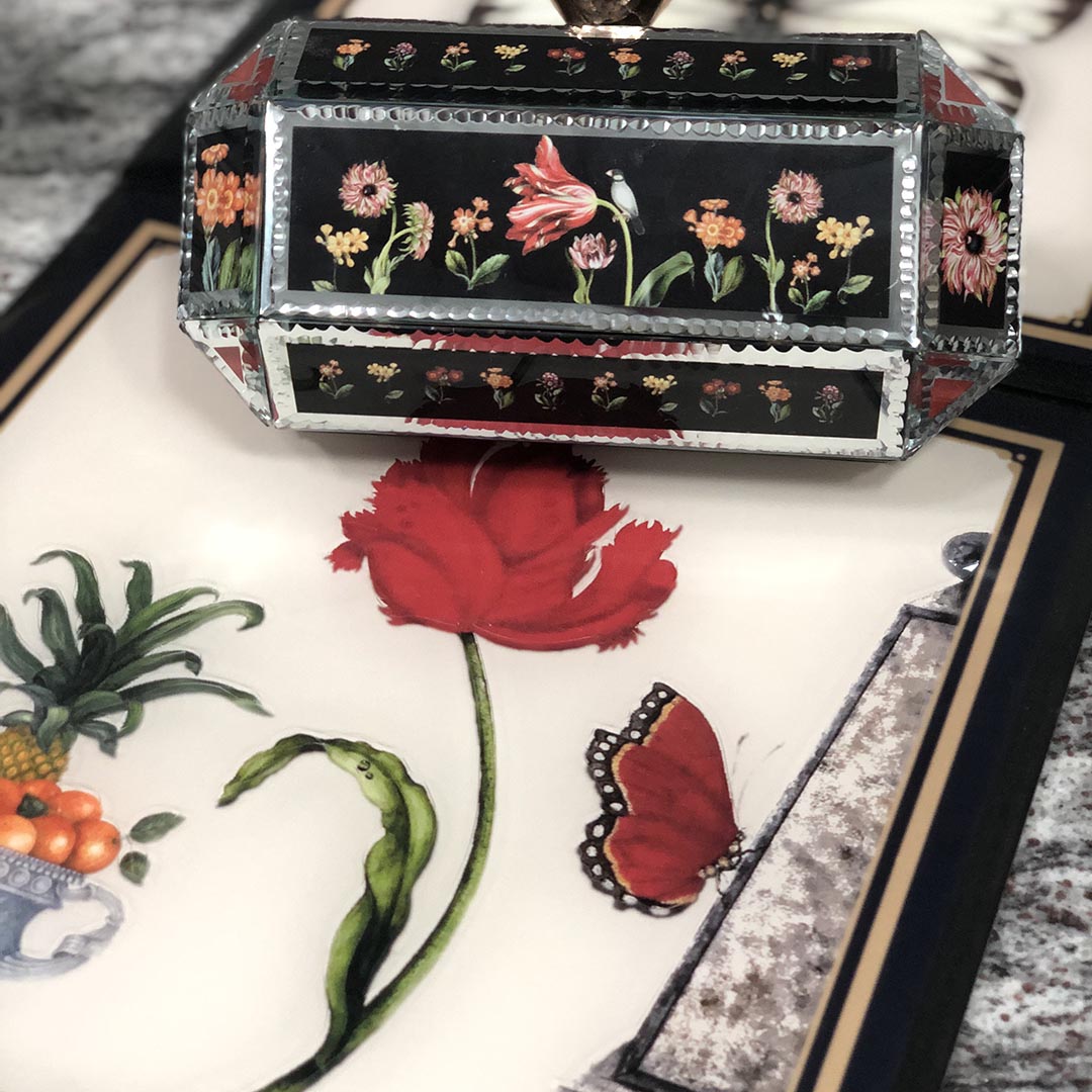 Coasters - Butterflies & Birds Florence (Set of 4)