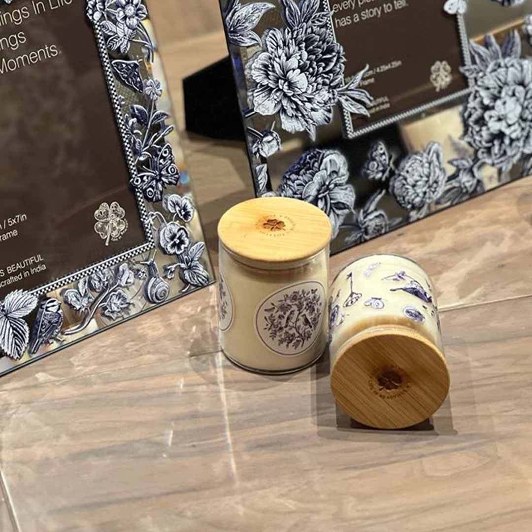Candles - Flora & Fauna Leaves (Set of 2)