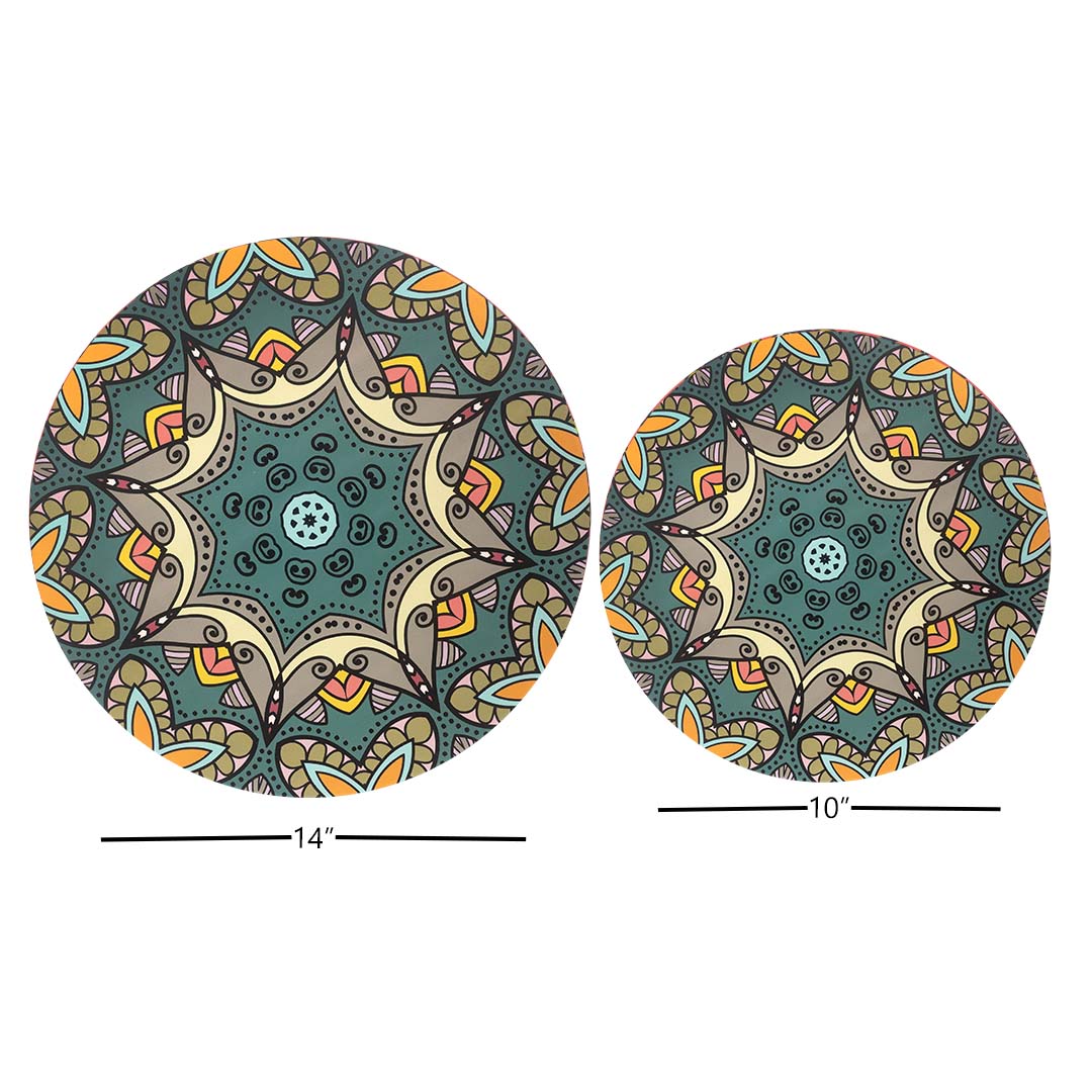 Placemat - Mandala Kirost Black (Set of 4)