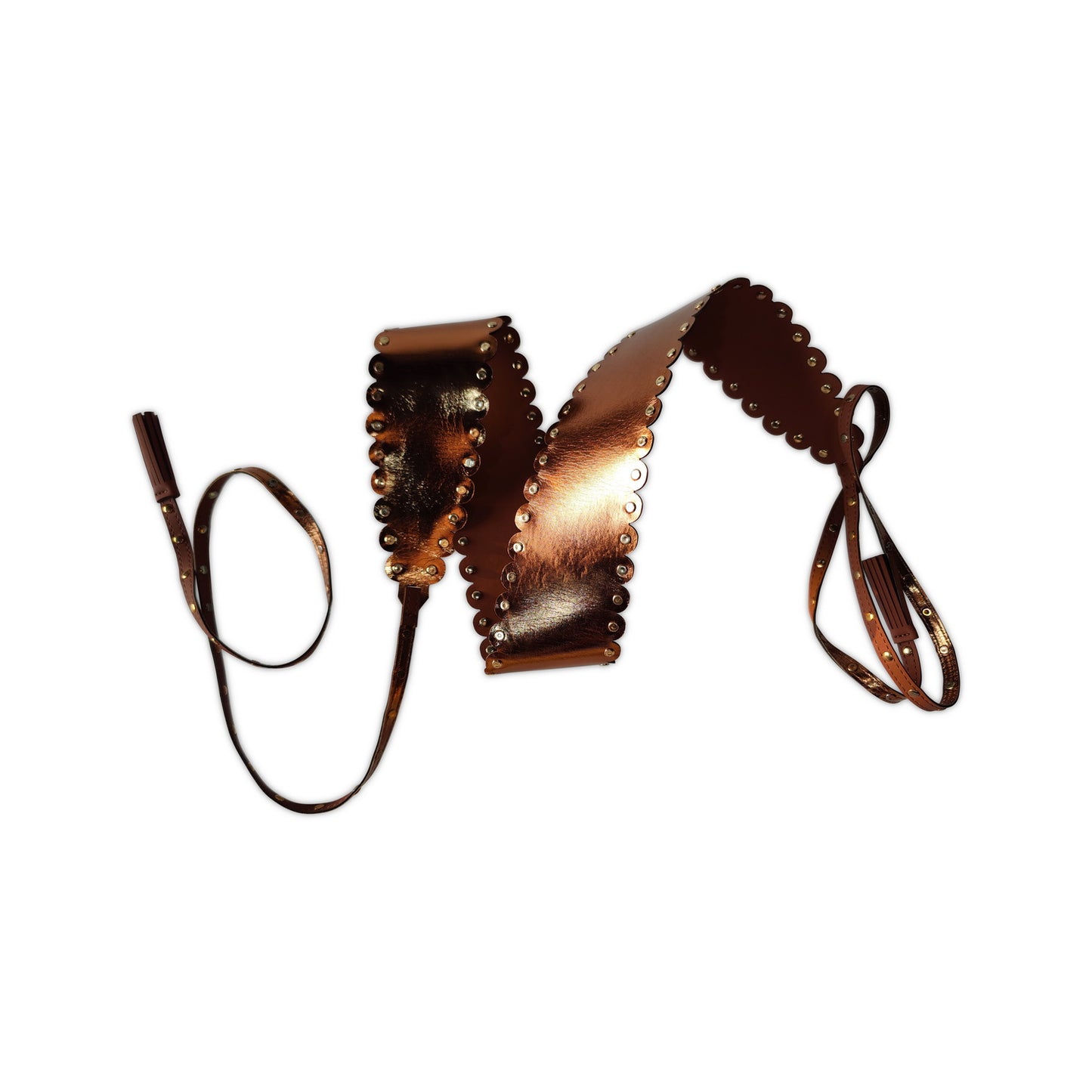 Belts - Brown Scallops