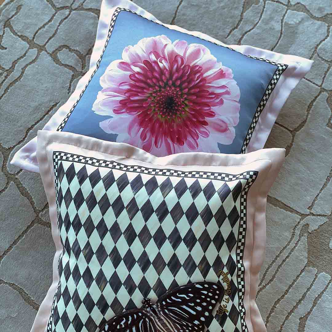 Cushion Cover - Bloom Rosetta Silk (Set of 4)