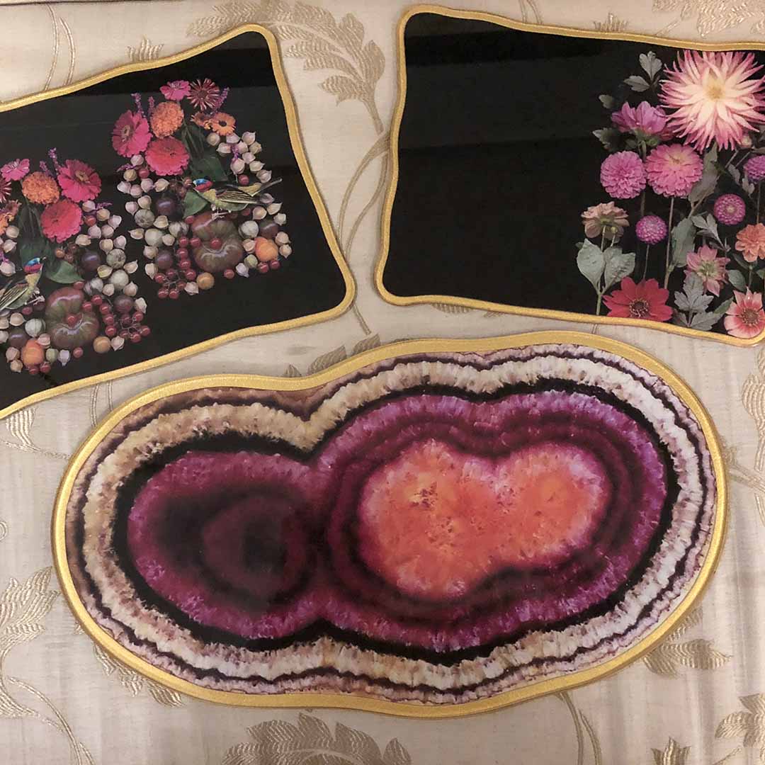Platters - Coastal Gems Colour Blobs Rosa