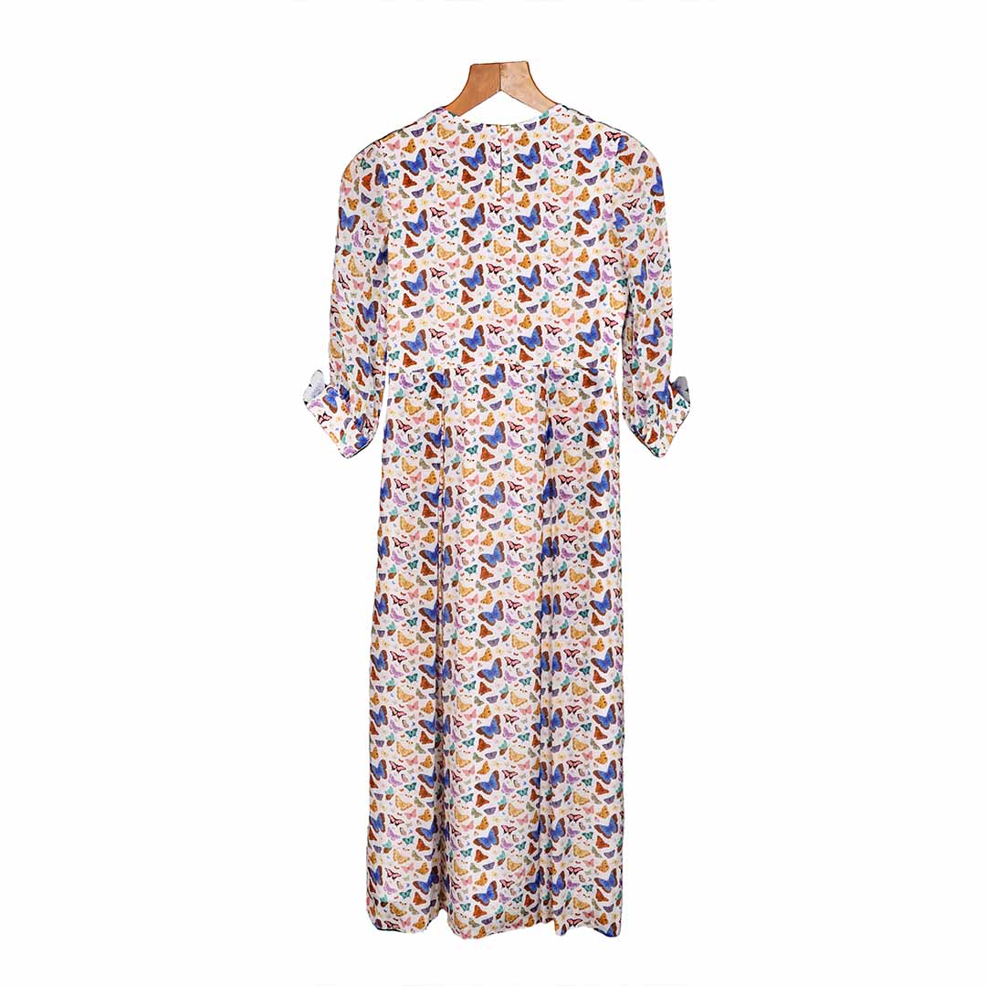 Butterflies & Birds - Garden Kurta Ivory Medium