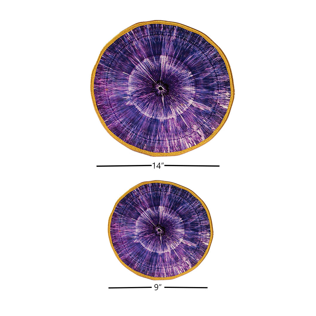 Platters - Psychedelic Colour Slices Purple