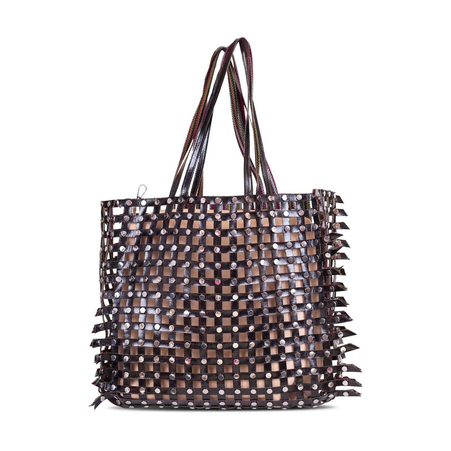 Rivet Reversible - Red & Black Large