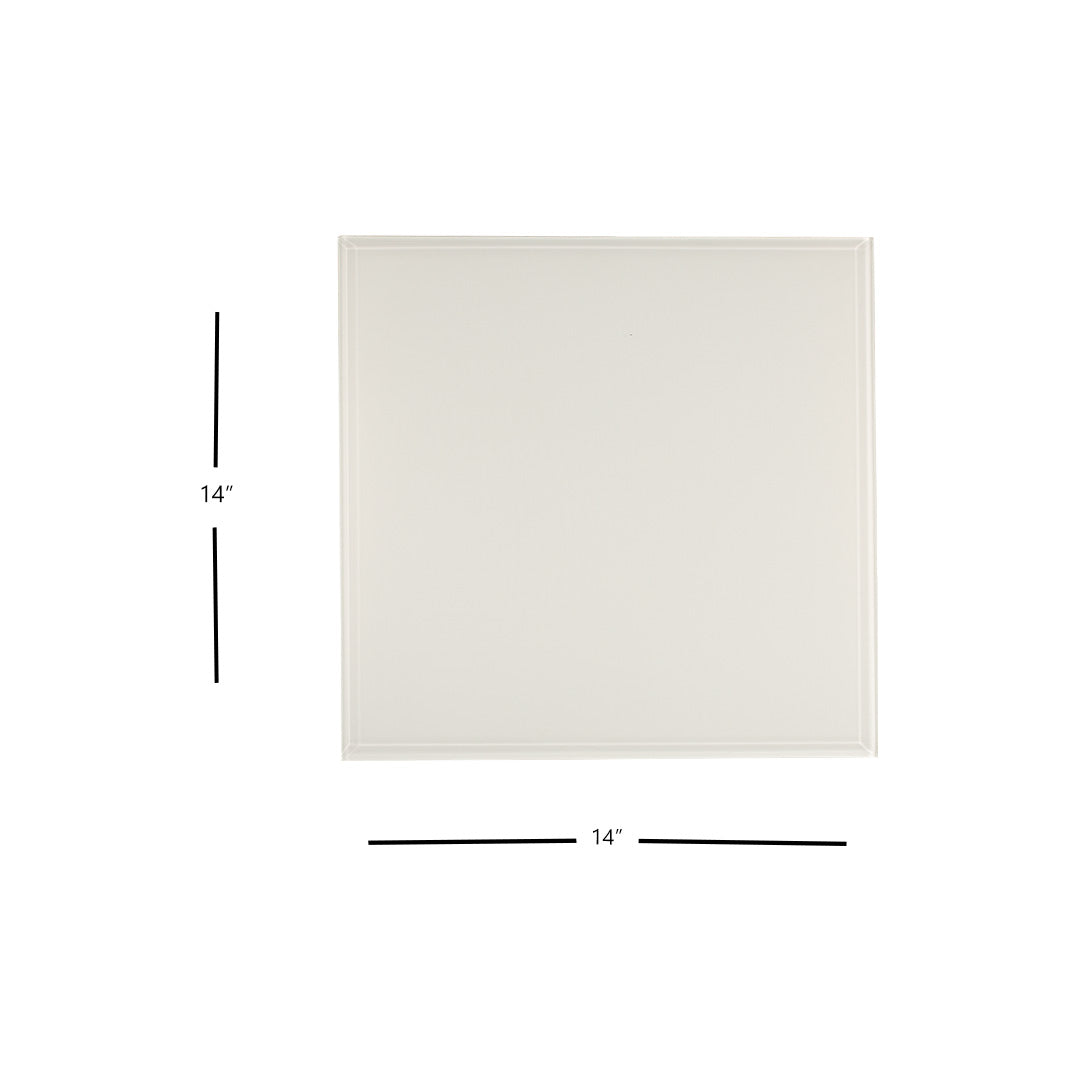 Platter - Classic Glass Mirror Ivory