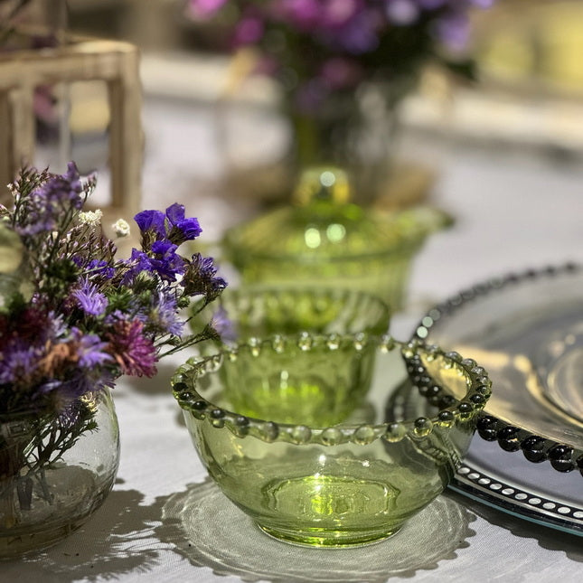 Mini Table Essentials – Dotted Midi Olive (Set of 4)