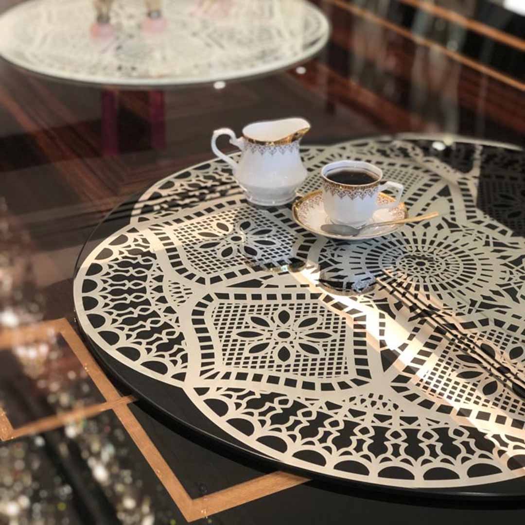 Platter - Paper Doily Maya