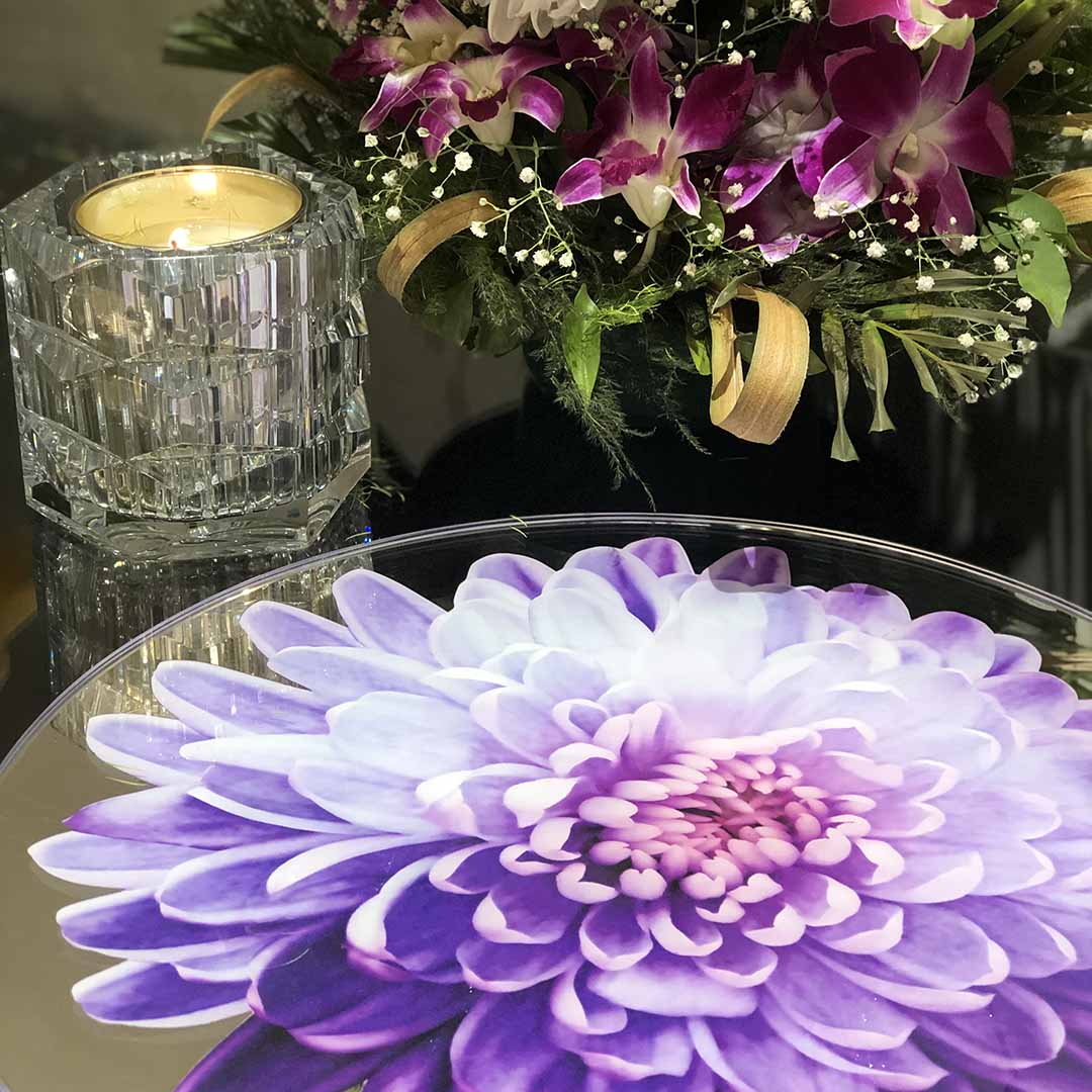 Platters - Bloom Purple Chrysanthemum