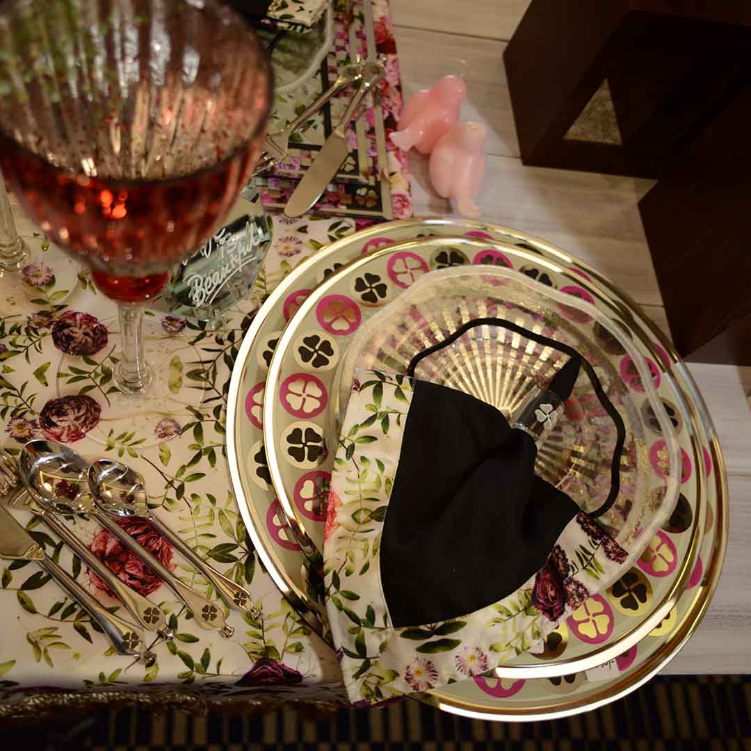 Platters - Signature Fragrant Rose Round