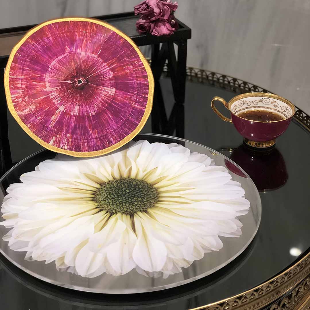 Platters - Psychedelic Colour Slices Pink