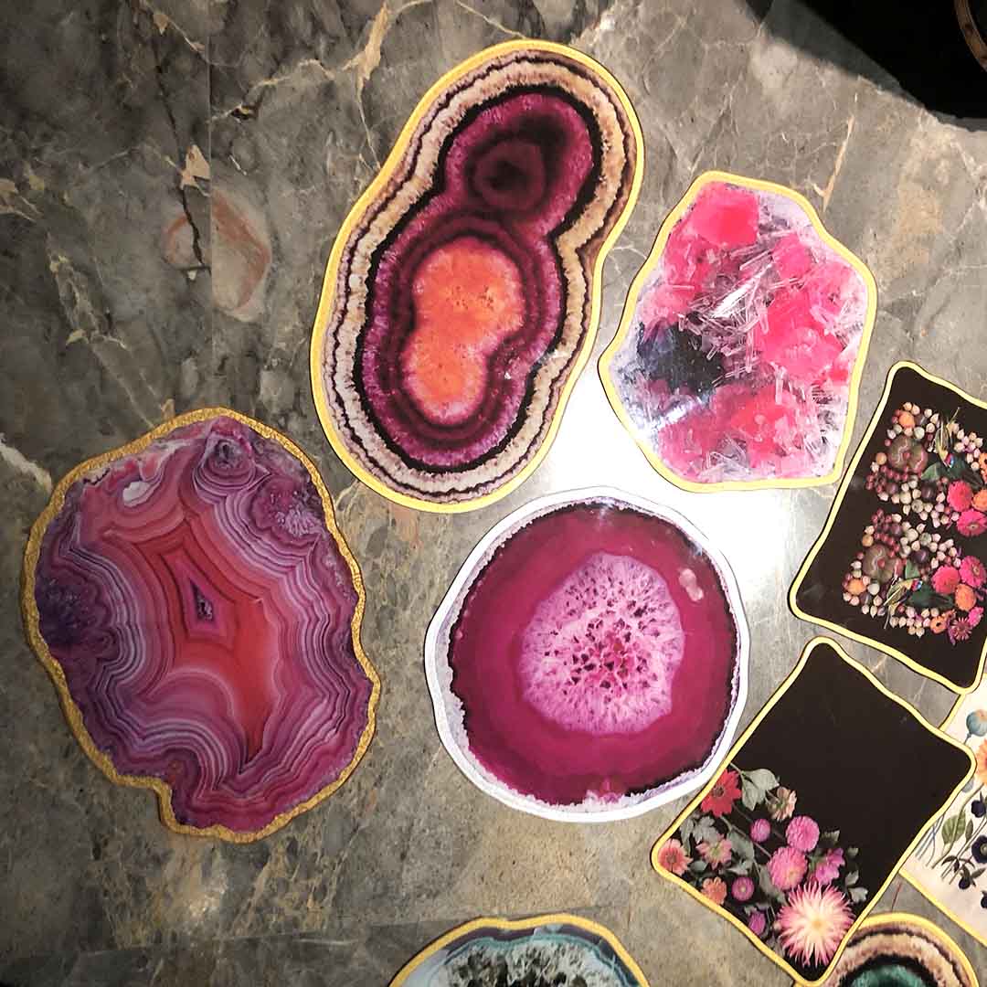Platters - Coastal Gems Colour Blobs Rosa