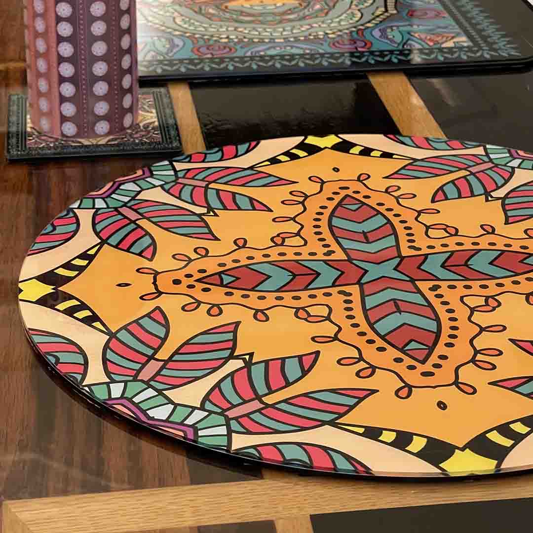 Placemat - Mandala Zazu Black (Set of 4)