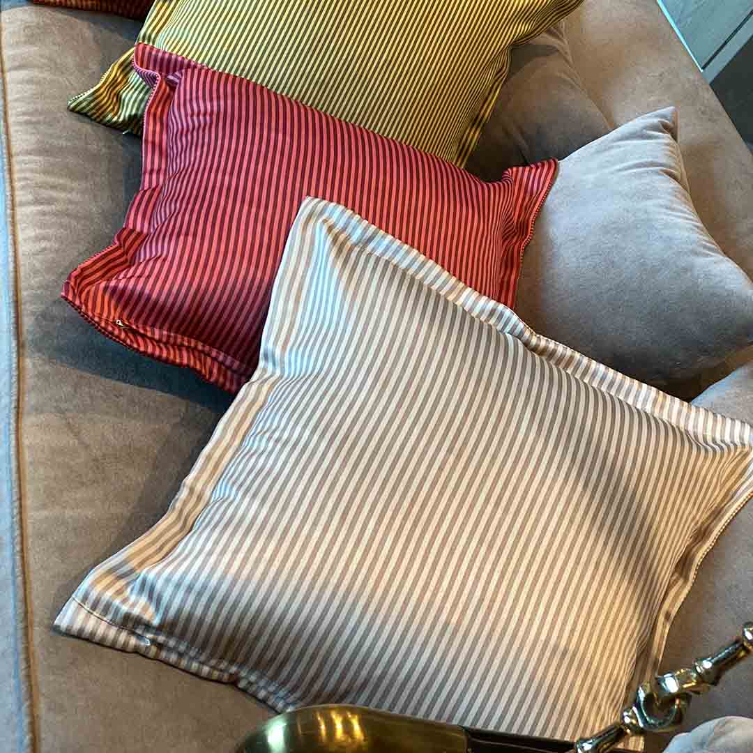 Cushion Cover - Butterflies & Birds Macy Silk (Set of 4)