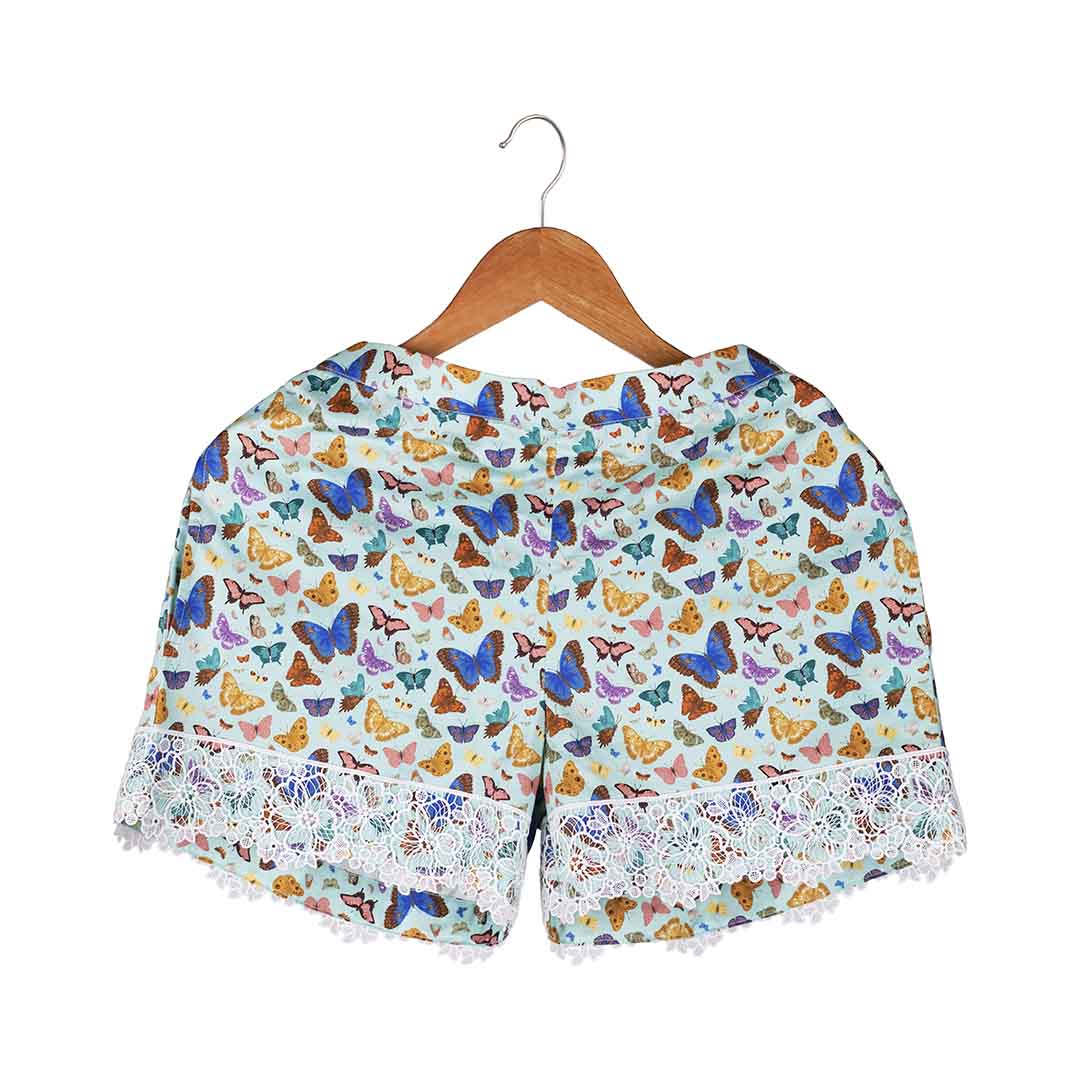 Butterflies & Birds - Garden Shorts & Jacket Set 2 Medium